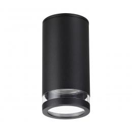Odeon light 6605/1C HIGHTECH ODL23 635 черный/металл/пвх стойкий к УФ излучению Потолочный св-к IP65 LED GU10 7W MOTTO 